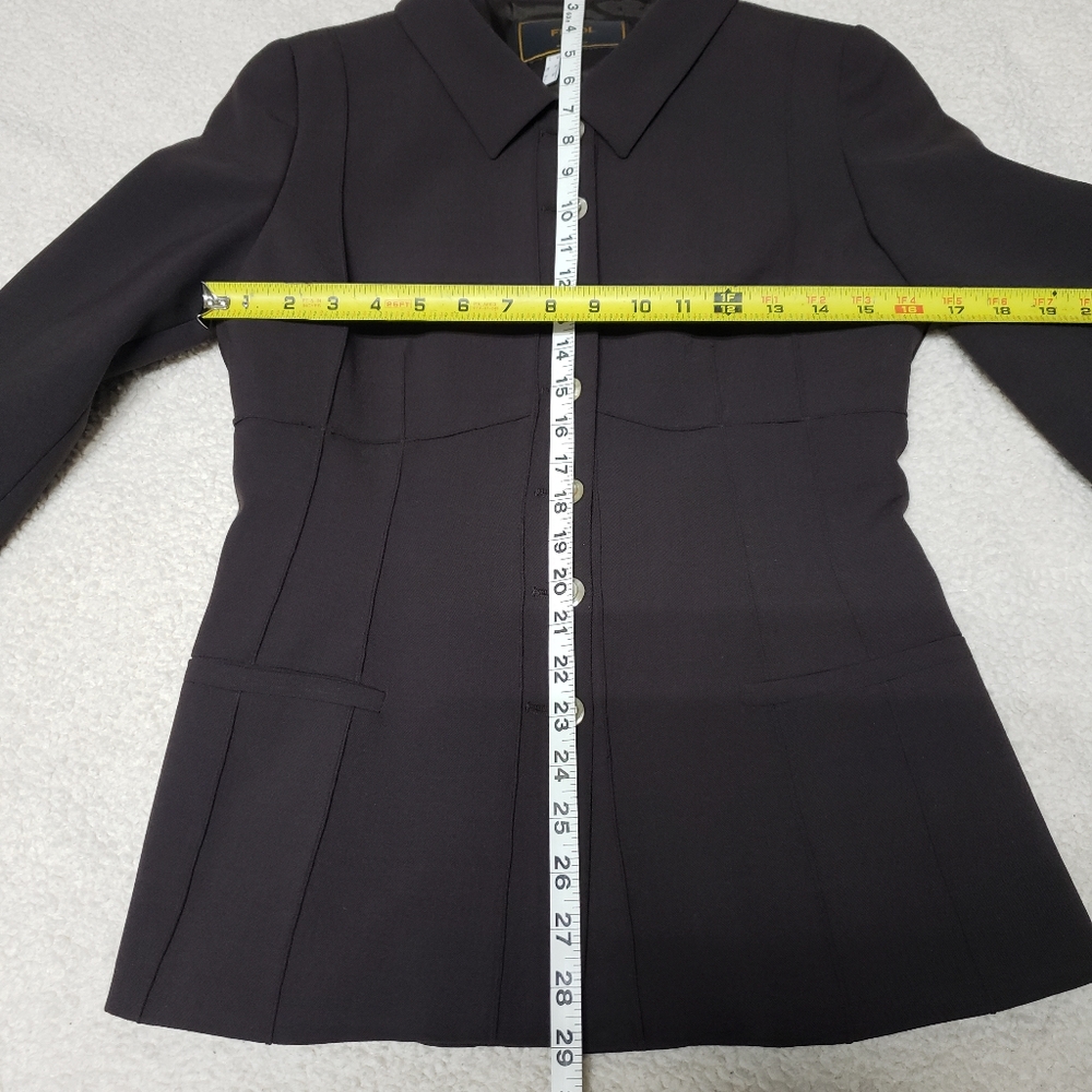 Vintage Fendi dark brown fitted blazer - Picture 5 of 11